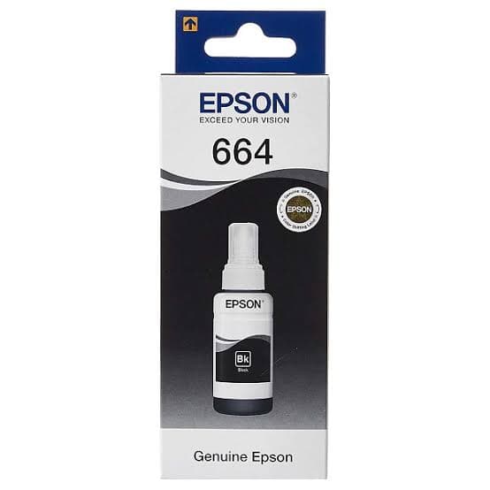 Epson T664 Ink Bottle - Black
